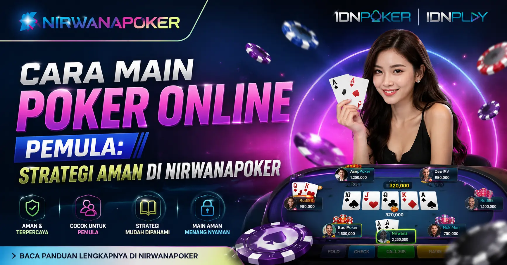 Cara Main Poker Online Pemula: Strategi Aman di Nirwanapoker